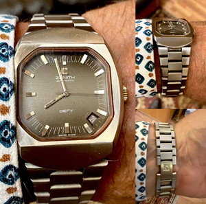 Zenith defy automatic vintage 1980 NOS