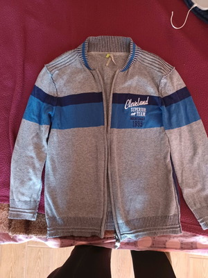 Orchestra jacket 10 years like new, grey and blue