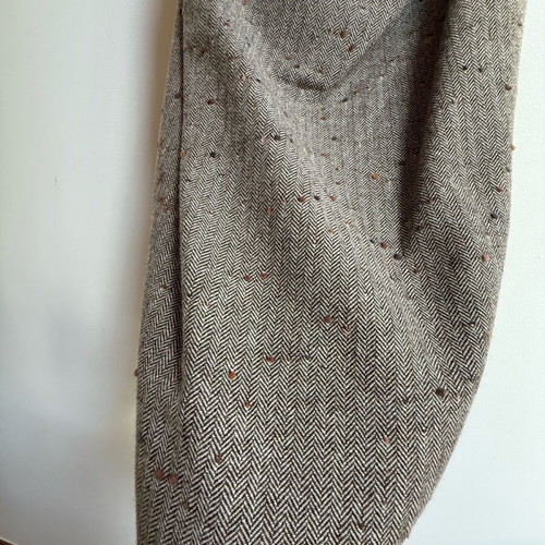 Pencil skirt used from vintage Juanita Sabbadini suit gray