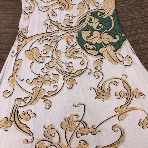 Just Cavalli midi dress like new, white and beige