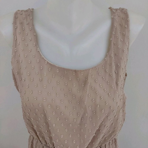 Beige asymmetrical dress size M like new