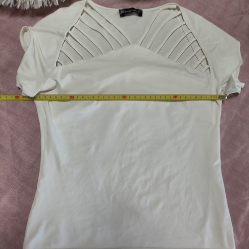 Blouse white, like new, sizes S and M
