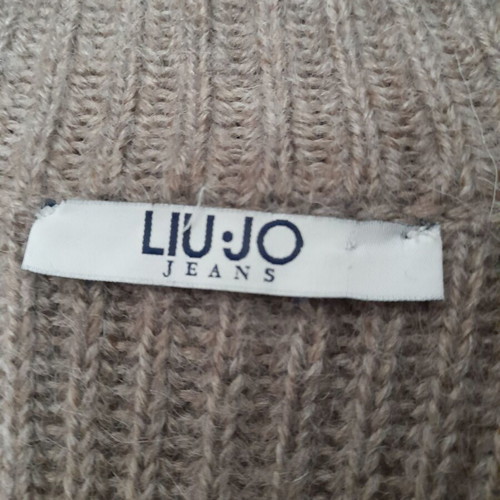 Liu Jo cardigan long knitted like new, brown with belt and 2 pockets