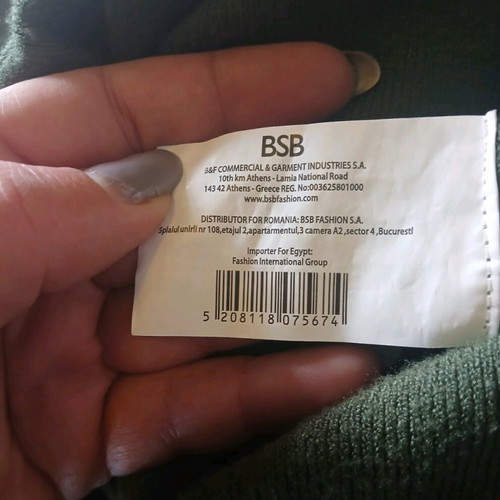 BSB knitted set like new, size medium, green