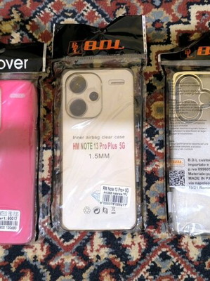 Θήκες Xiaomi Redmi Note 13 Pro Plus 5G σαν καινούργιες, πακέτο 6 τεμάχια