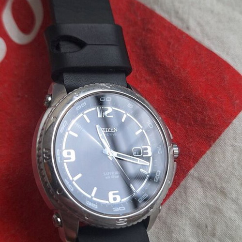 Citizen Marinaut Eco Drive Solar Watch used, sapphire, inox, 10ATM