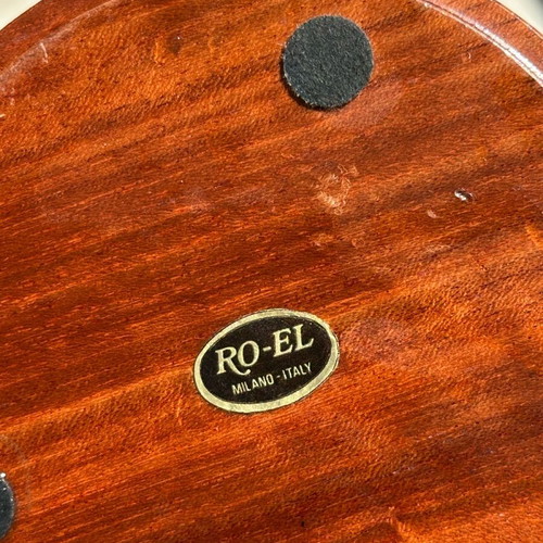 Ceramic Tabacco Jar used from RO-EL Milano with wooden lid