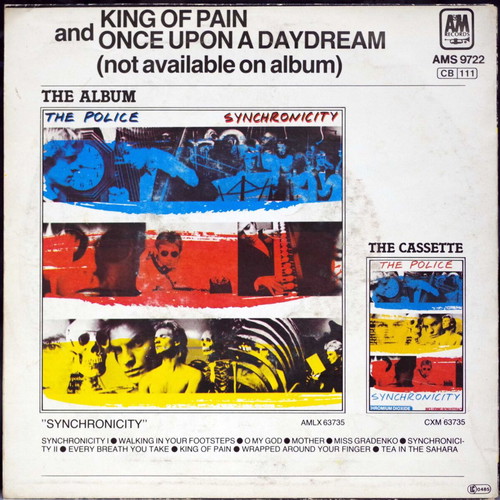 The Police King of Pain 7'' vinyl record used, rock