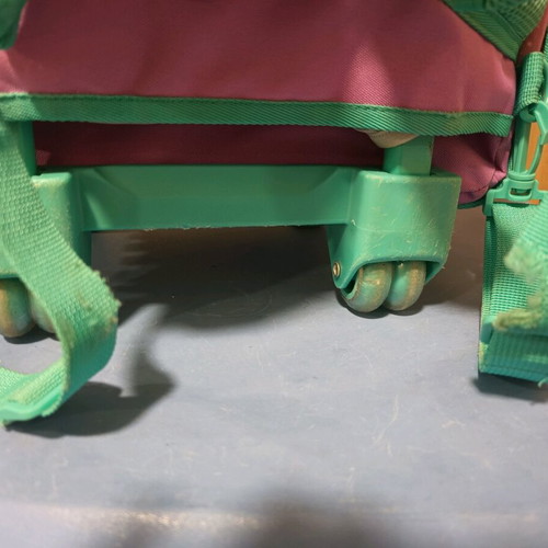 School backpack with wheels used