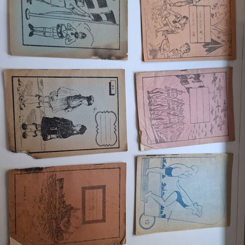 Notebooks used, set of six from 1930-1940