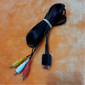 Sony PlayStation PS1 / PS2 / PS3 Video Cable RCA CABLE used