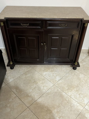 Furniture used, dimensions 105x75x45 cm