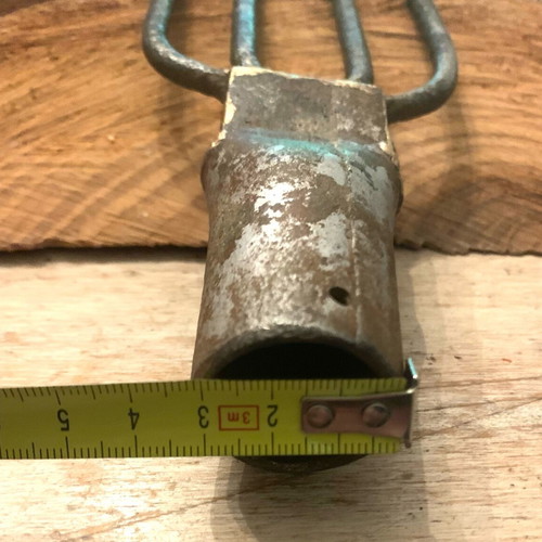 Fishing spear used, collectible old metal harpoon 1920-1930