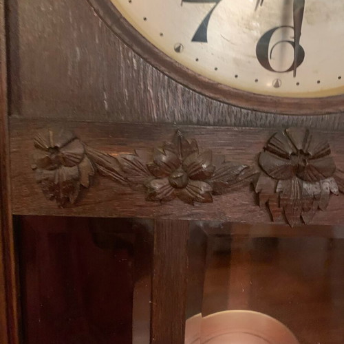 Junghans antique German wall clock used, analog