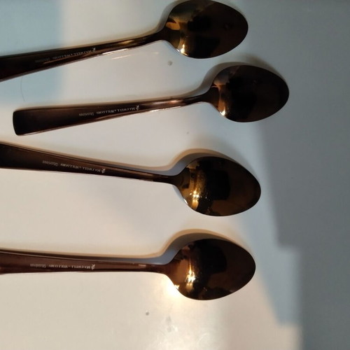 Maxwell Williams cutlery set used, 24 pieces copper color stainless steel
