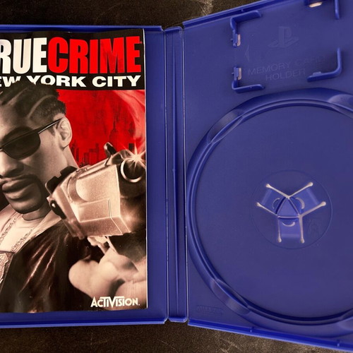 True Crime New York City PS2 like new, case and manual without disc