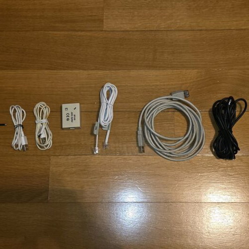 Various cables used and other accessories