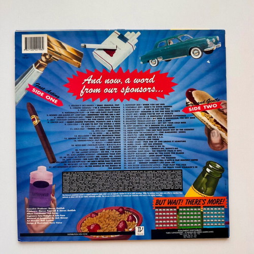TeeVee Toons The Commercials LP like new, pop genre