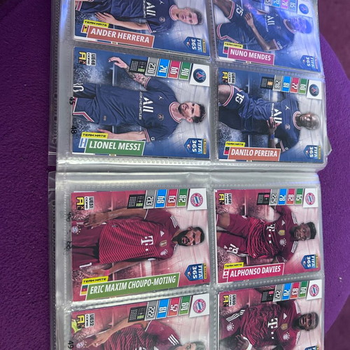 Panini FIFA 365 2022 album used, Adrenalyn XL update edition