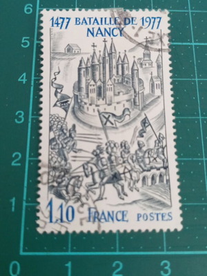 France Stamp 1977 500th Anniversary of the Battle of Nancy like new