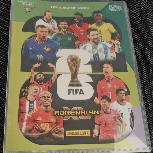 FIFA World Cup 2026 Adrenalyn XL Panini collection like new with official album