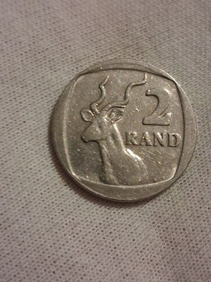 Νόμισμα 2 Rand 1989 μεταχειρισμένο από Νότια Αφρική