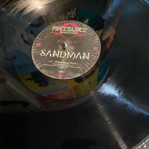 Sandman Goa Trance Vinyl Record used, electronic