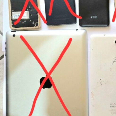 Mobile phones for spare parts used, various models