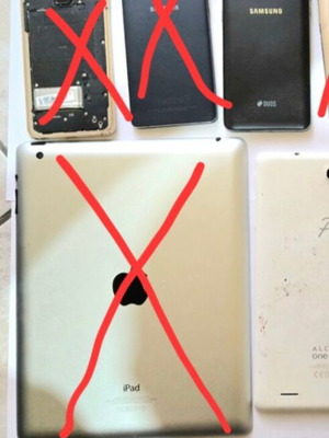 Mobile phones for spare parts used, various models