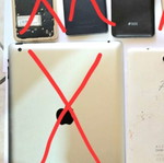 Mobile phones for spare parts used, various models