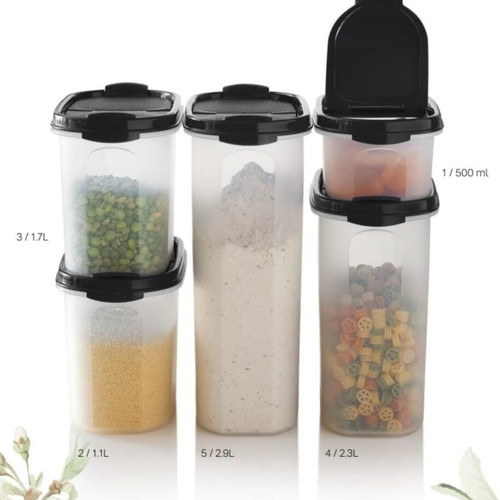 Tupperware Oval Modular Set of 5 Containers New