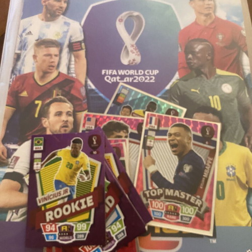 Panini FIFA World Cup Qatar 2022 κάρτες ποδοσφαίρου, σετ 10