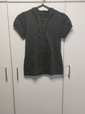 Women's hoodie blouse XS-S like new dark gray