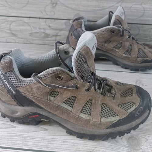 Salomon Contra Grip leather women's sneakers used, size 38.5