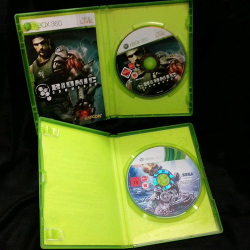 Vanquish and Bionic Commando Xbox 360 used