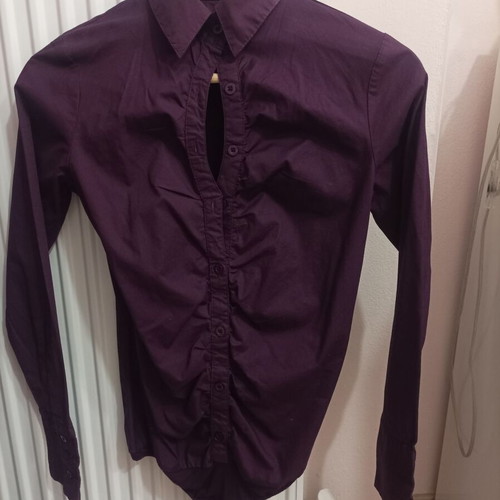 Purple bodysuit shirt like new, size S