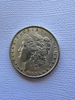 Morgan Dollar 1900-P USA $1 ασημένιο νόμισμα μεταχειρισμένο, XF κατάσταση