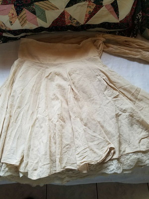 Kloss cotton skirt Morgan small like new, beige