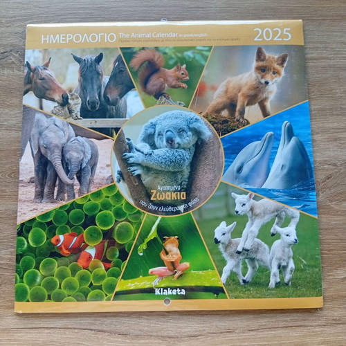 Calendar 2025 sealed, 30x30cm