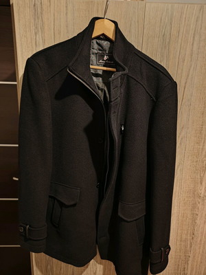 Dur wool coat size XL blue like new
