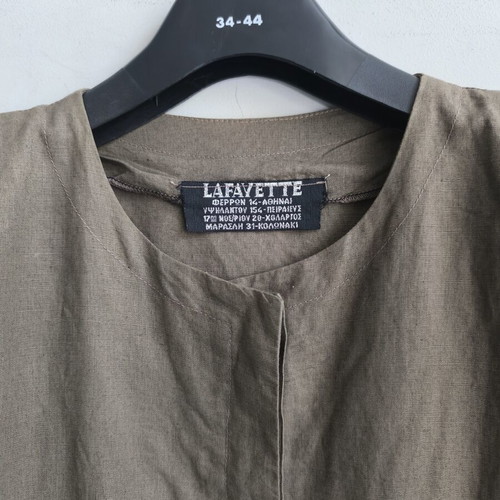 Linen dress XL like new, summer oil color