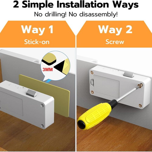 Smart Cabinet Lock with Hidden RFID and Bluetooth