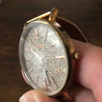 Oozoo Vintage women's watch used, orange and gold