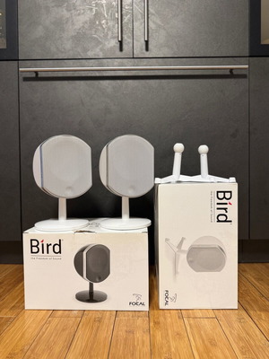 Focal Bird Compact speakers used, white