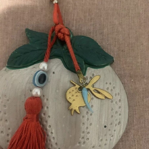 Hanging pomegranate new, decorative charm gift for teacher