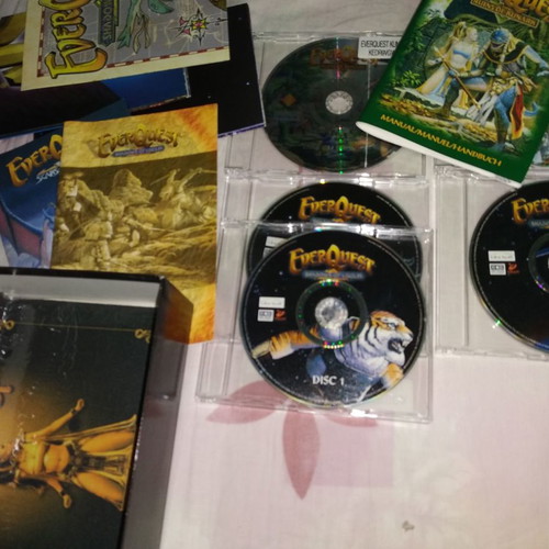 EverQuest Gold Edition PC CD-ROM used, 5cd, English