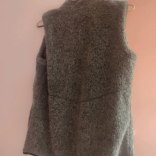 Mc Kinley women's sleeveless fur vest like new, gray, size M