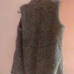 Mc Kinley women's sleeveless fur vest like new, gray, size M