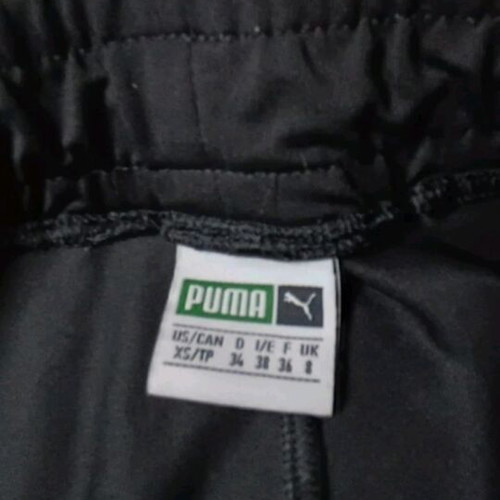 Puma leggings with mesh panels like new, black, size XS