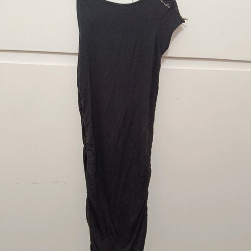 Pink Woman dress small like new, black, one sleeve with zipper
